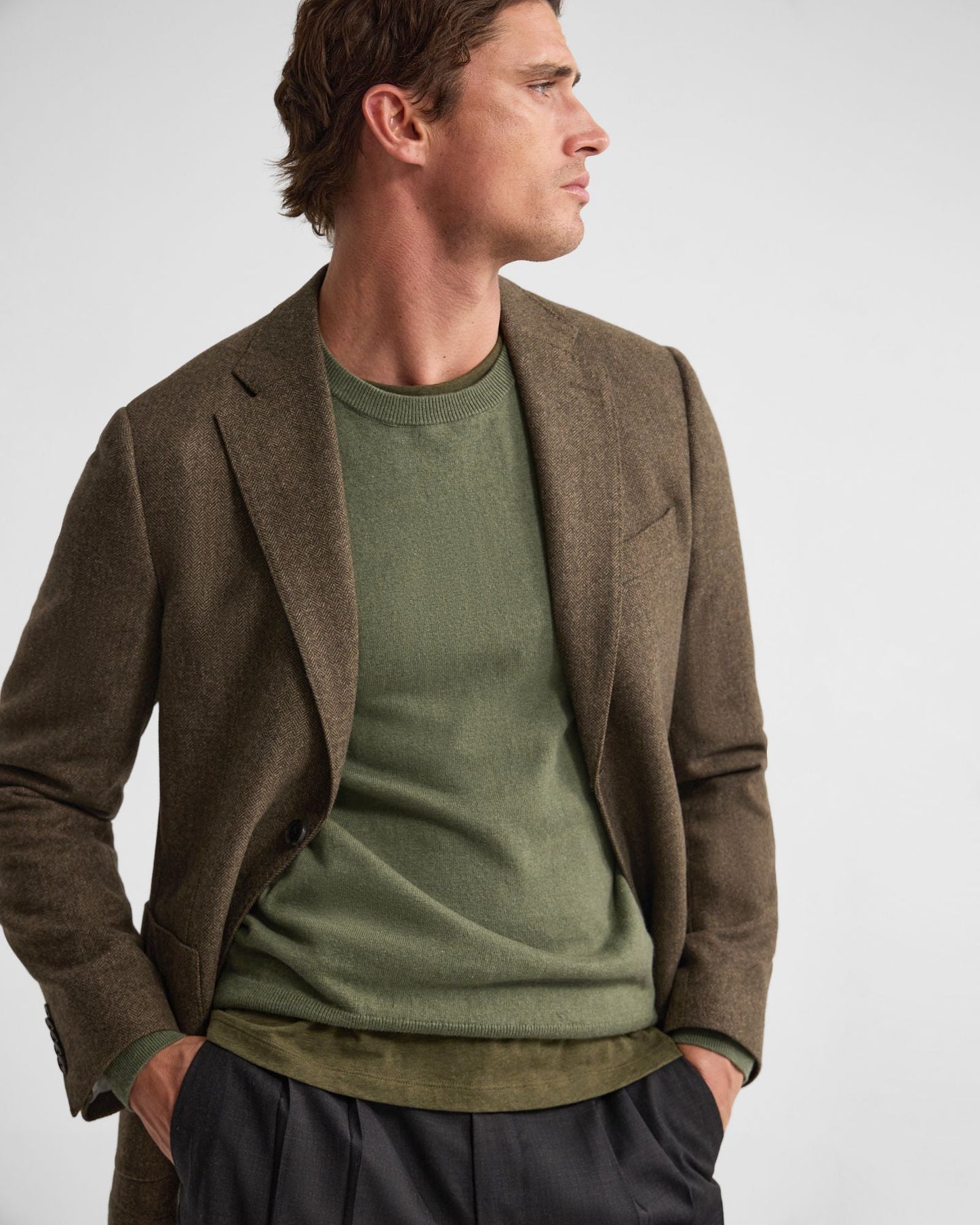 Wordsworth Luxury Herringbone Blazer