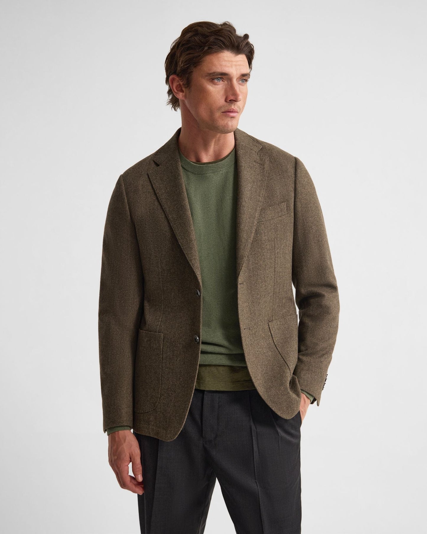 Wordsworth Luxury Herringbone Blazer