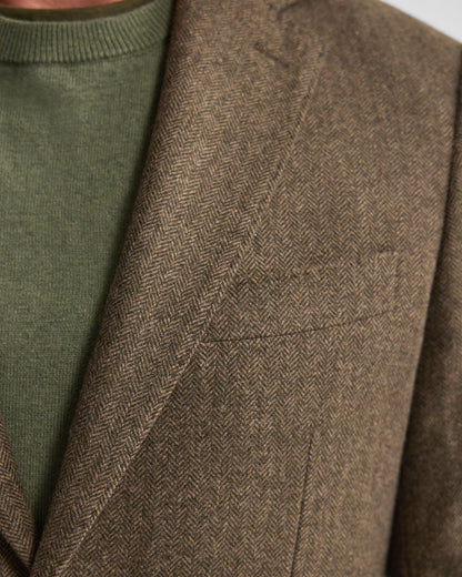 Wordsworth Luxury Herringbone Blazer