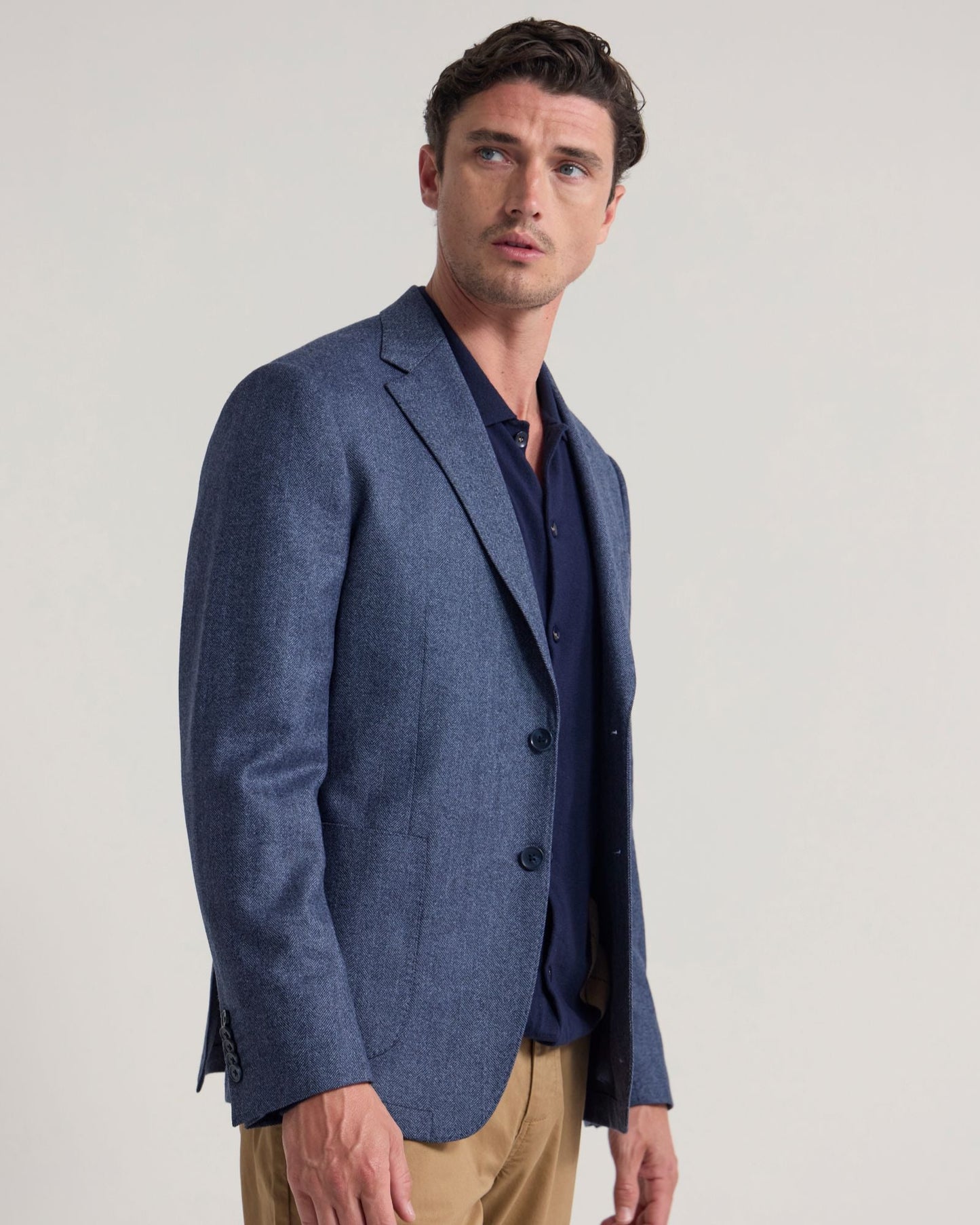 Wordsworth Wool Herringbone Blazer