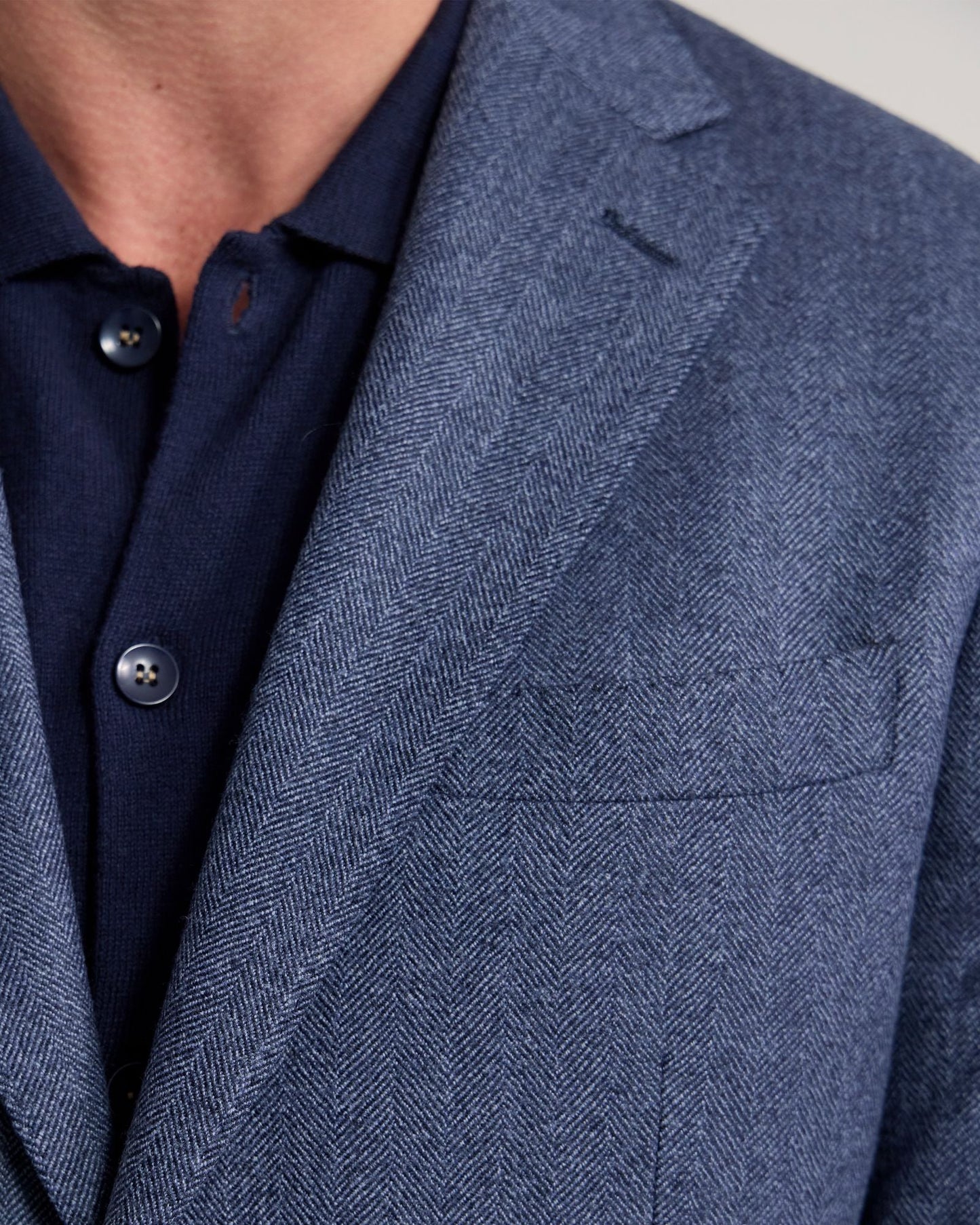 Wordsworth Wool Herringbone Blazer