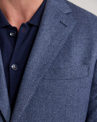 Wordsworth Wool Herringbone Blazer
