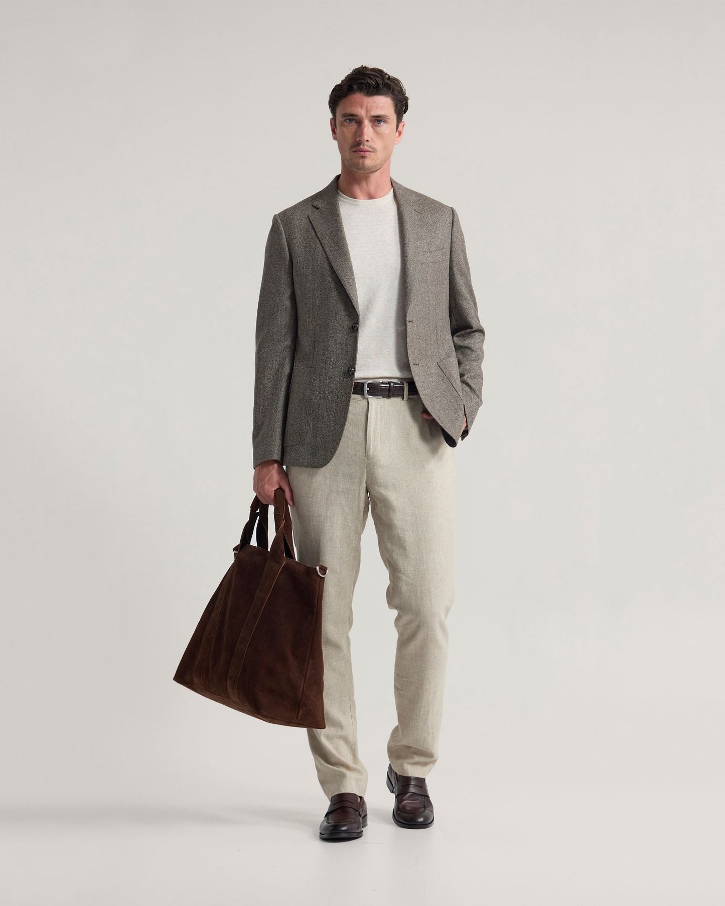 Wordsworth Wool Herringbone Blazer