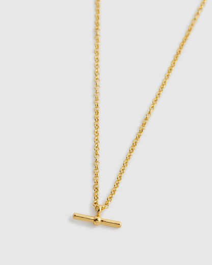 Tiera T-Bar Pendant Necklace