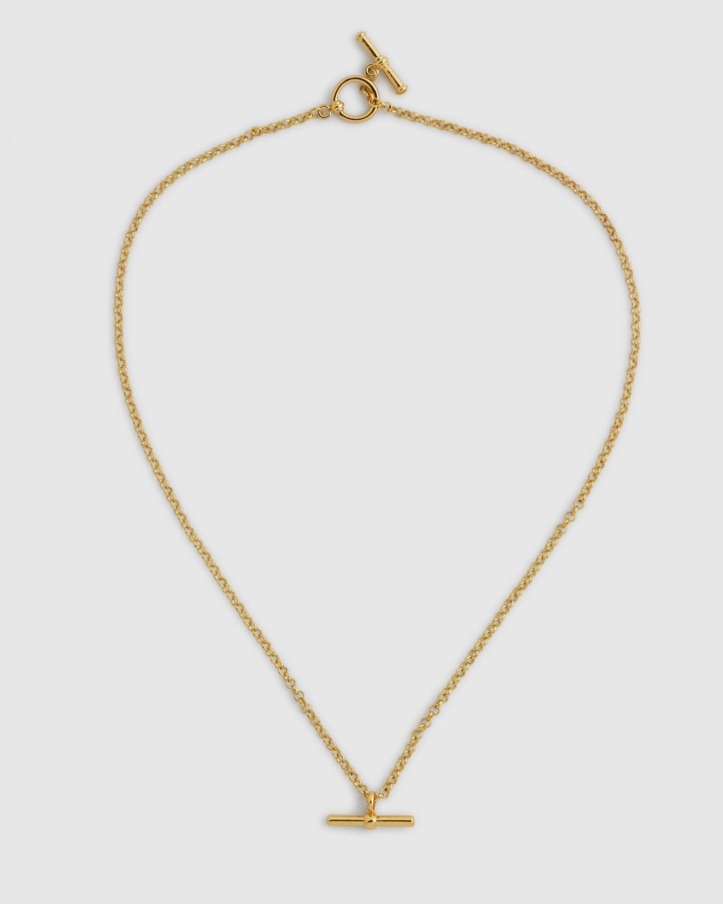 Tiera T-Bar Pendant Necklace