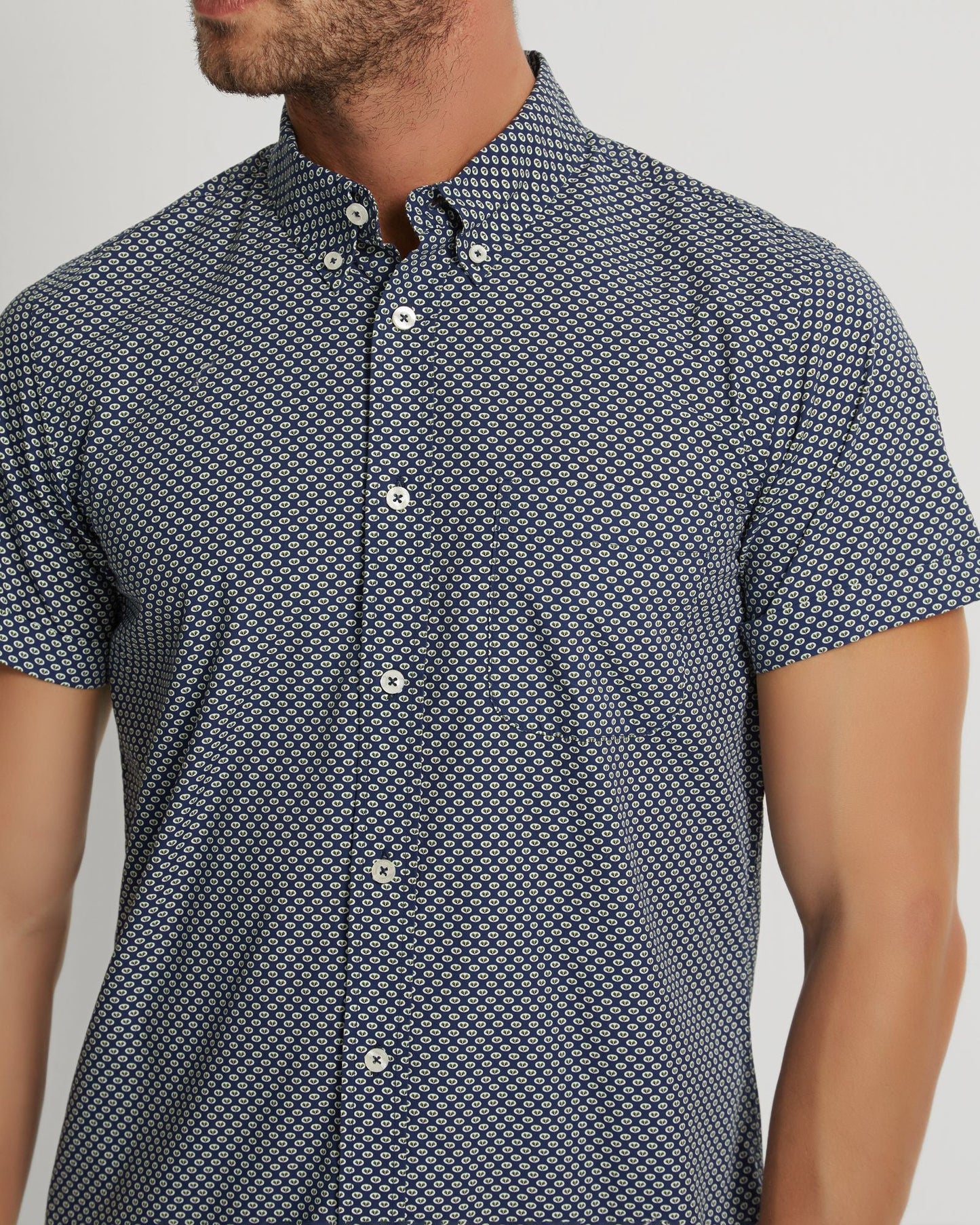 Tottenham Cotton Printed Short Sleeve Shirt