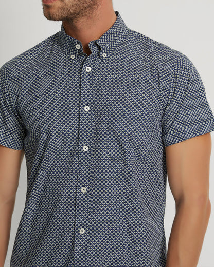 Tottenham Cotton Printed Short Sleeve Shirt