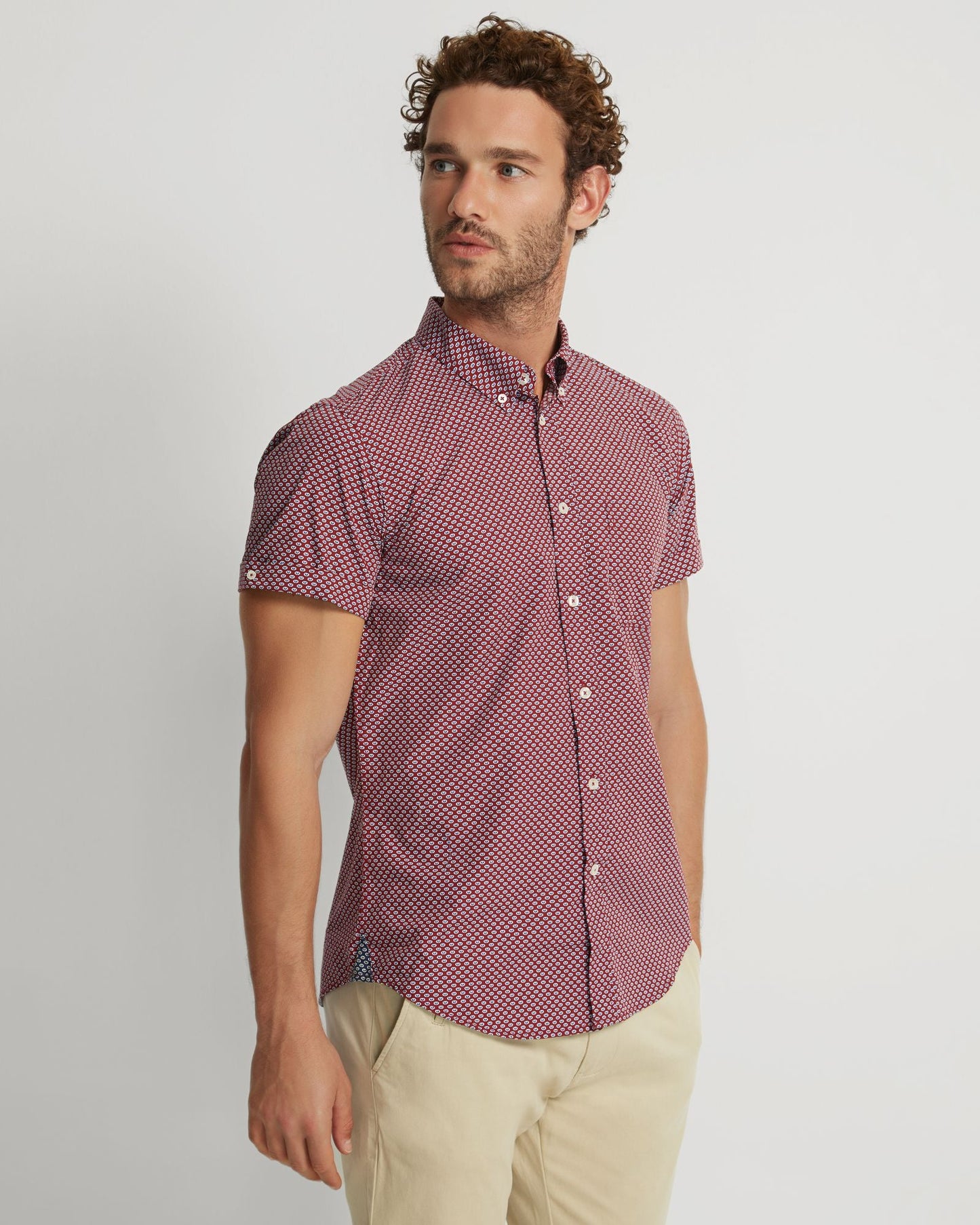 Tottenham Cotton Printed Short Sleeve Shirt