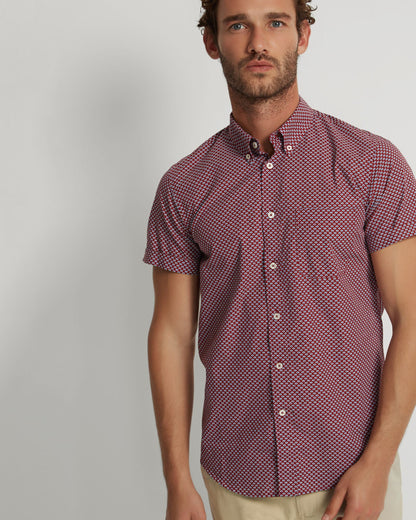 Tottenham Cotton Printed Short Sleeve Shirt