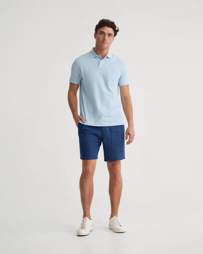 Theo Organic Cotton Pique Polo