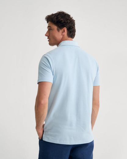 Theo Organic Cotton Pique Polo
