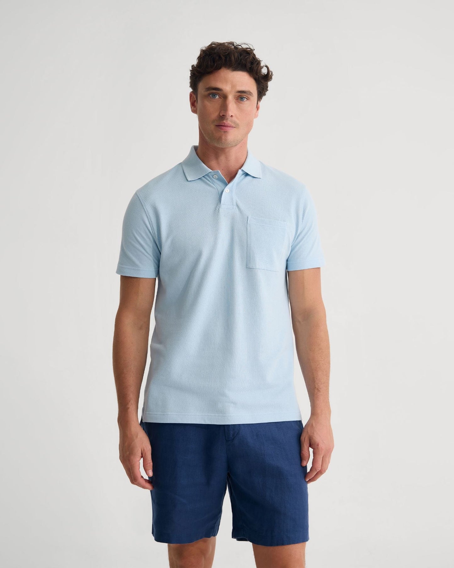 Theo Organic Cotton Pique Polo