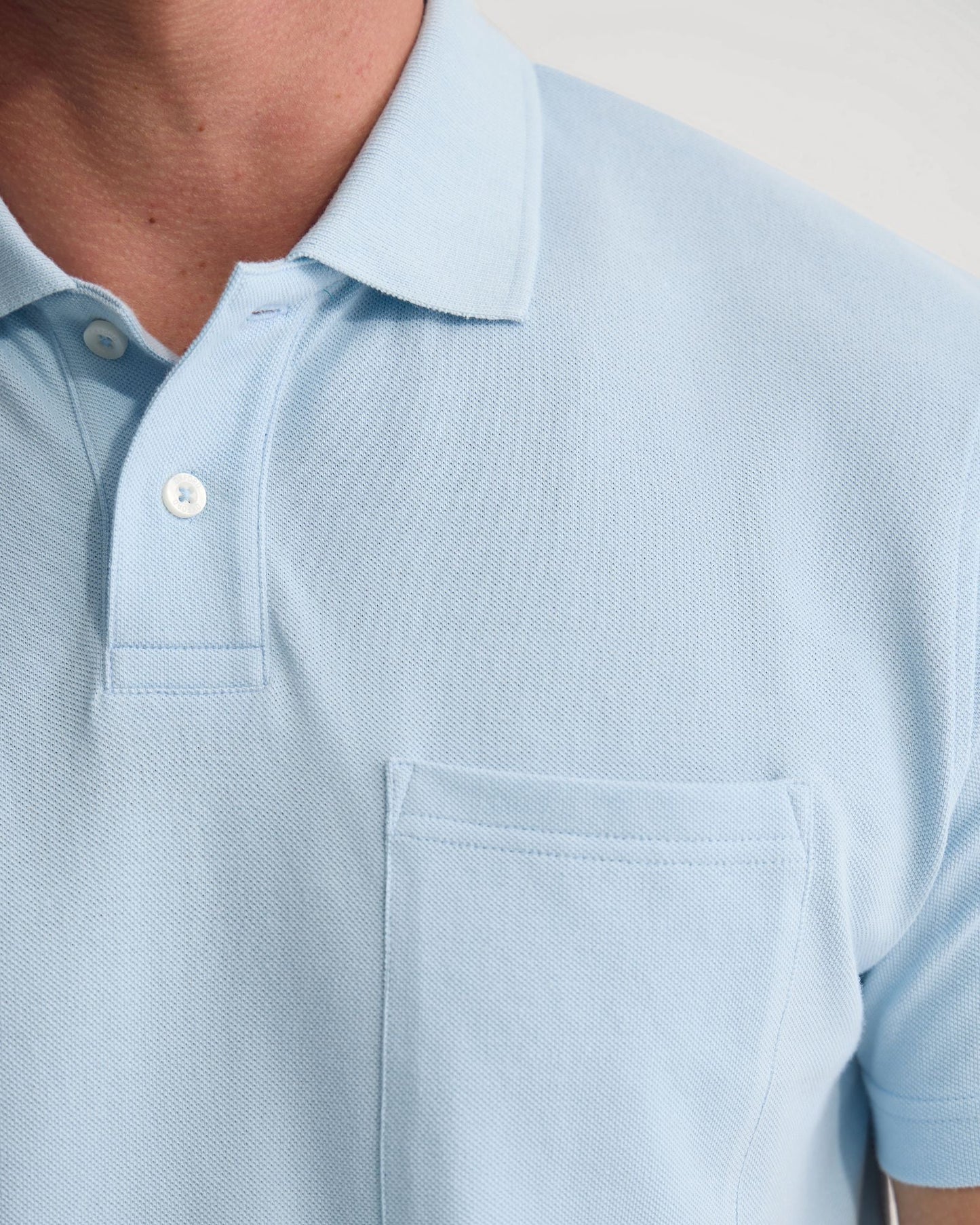 Theo Organic Cotton Pique Polo