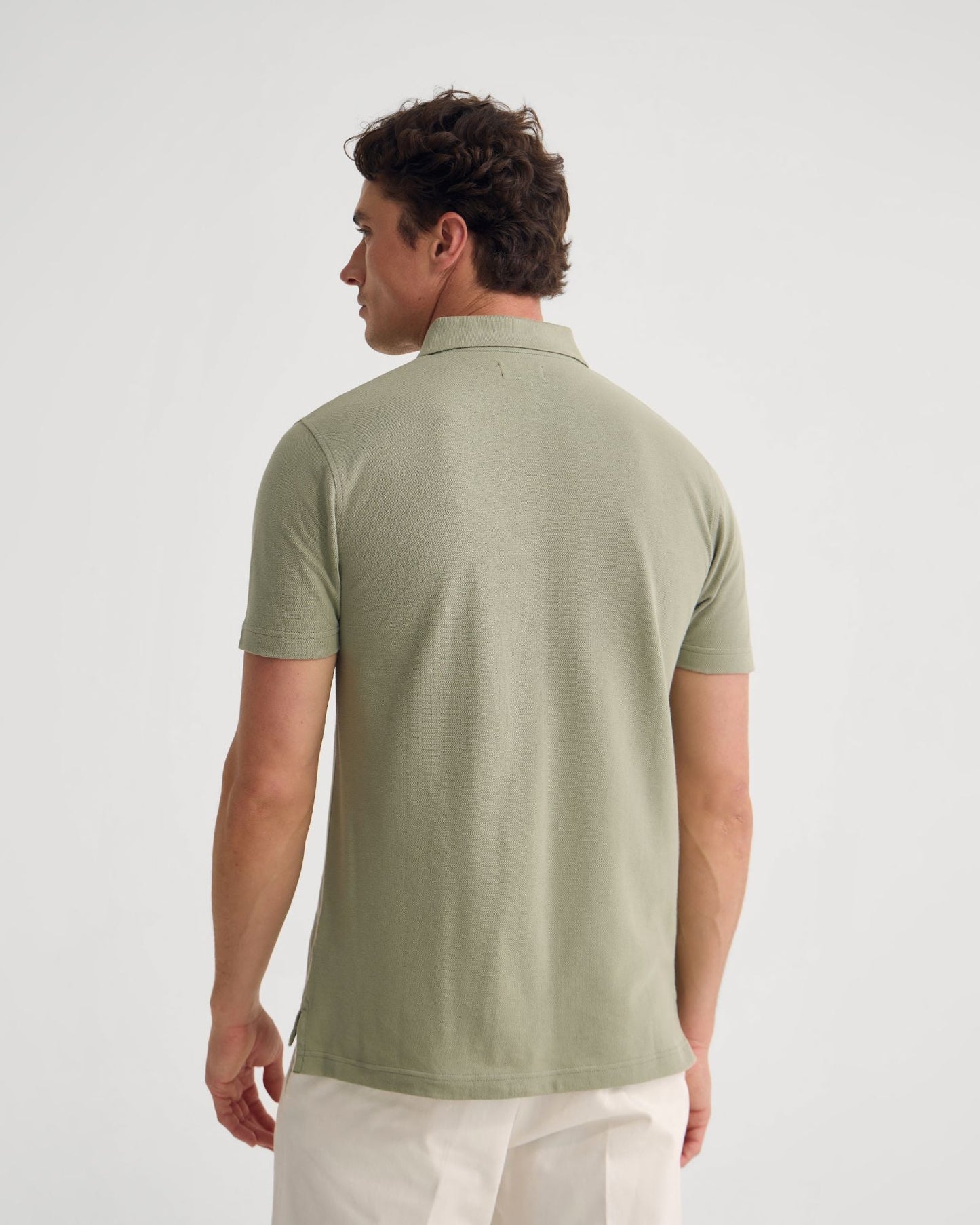 Theo Organic Cotton Pique Polo