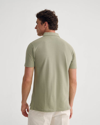 Theo Organic Cotton Pique Polo