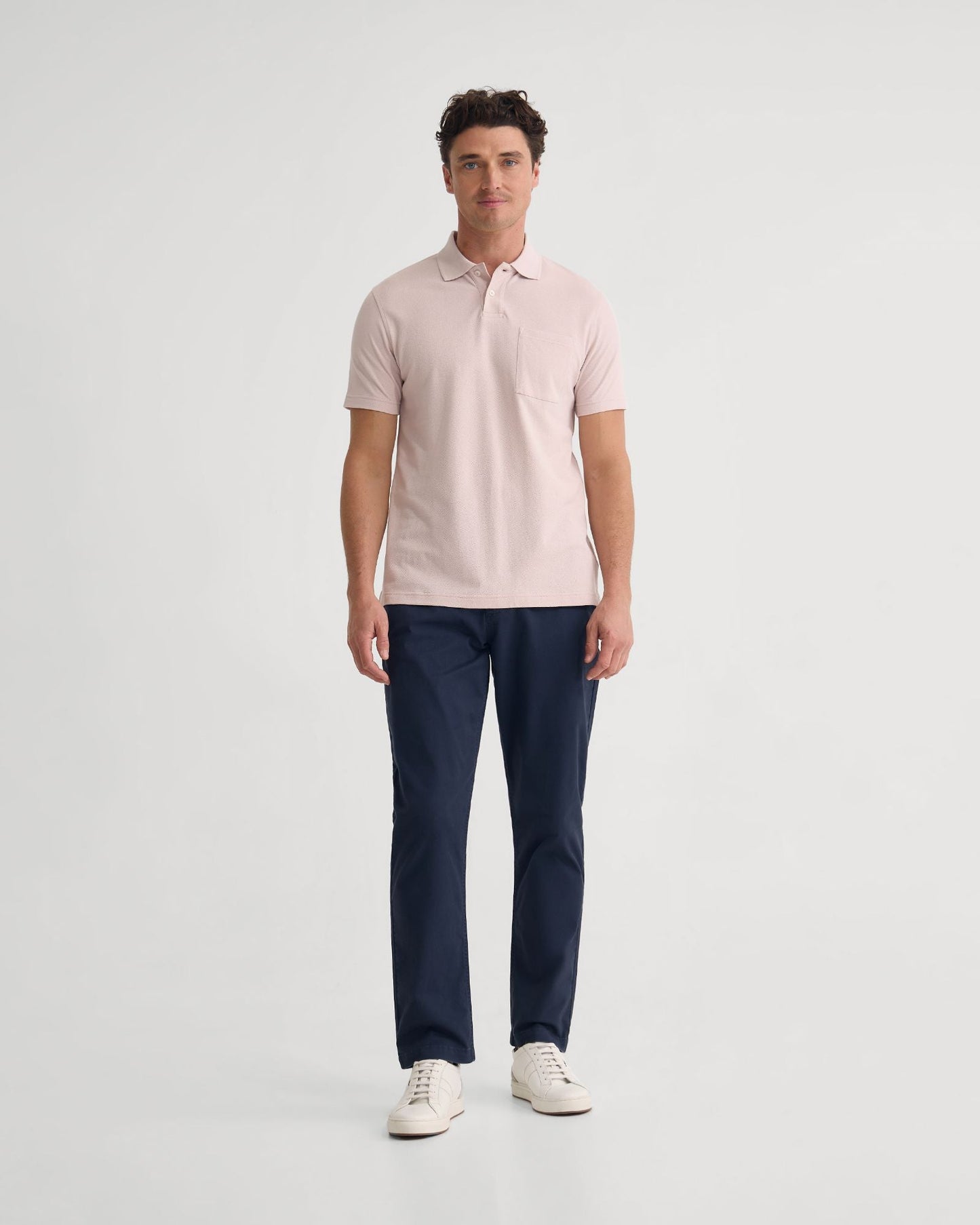 Theo Organic Cotton Pique Polo