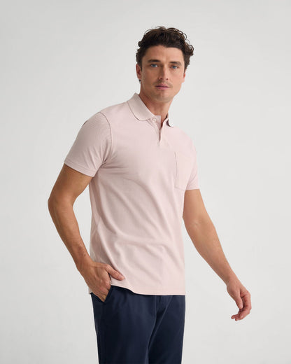 Theo Organic Cotton Pique Polo
