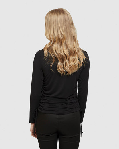Twiggy Gathered Side T-Shirt