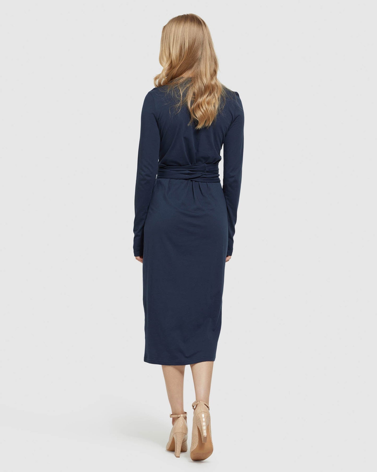 Tess Front Tie Jersey Dress