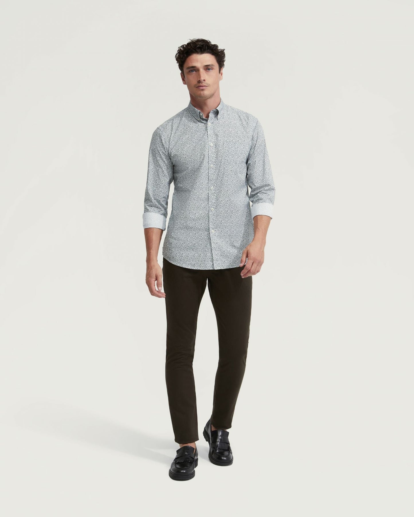 Uxbridge Printed Cotton Shirt