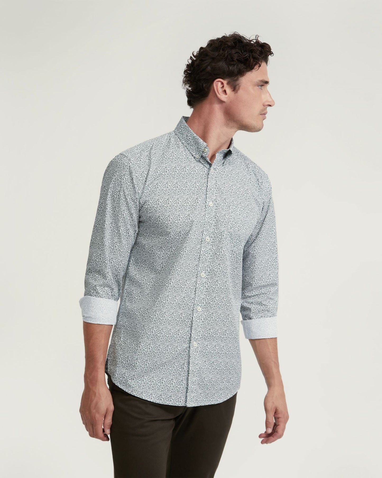 Uxbridge Printed Cotton Shirt