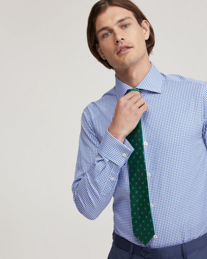 Trafalgar French Cuff Check Shirt