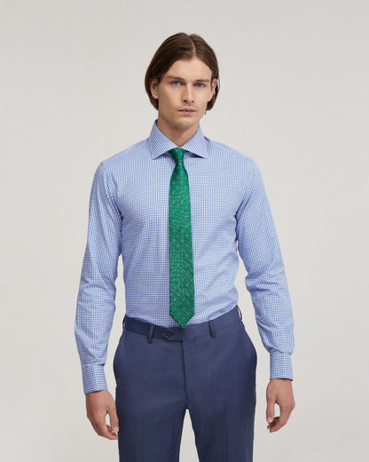 Trafalgar French Cuff Check Shirt