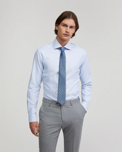 Trafalgar Cotton Striped Shirt