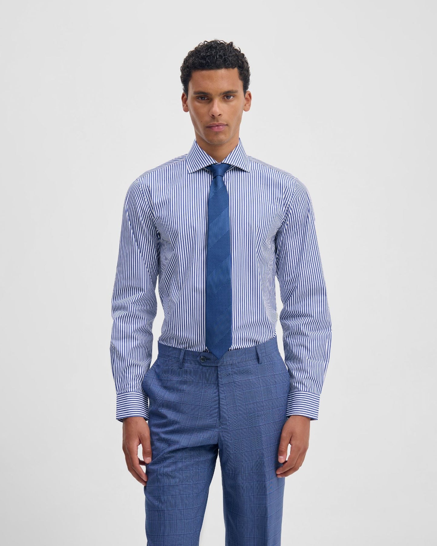 Trafalgar Slim Fit Stripe Shirt