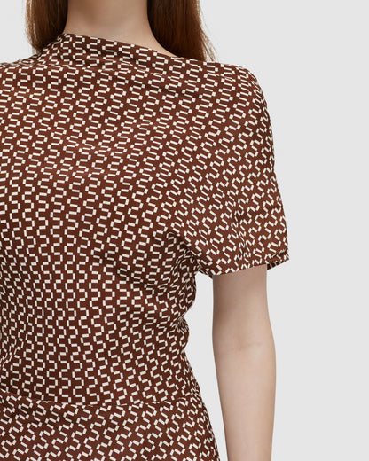 Victoria Zigzag Dress