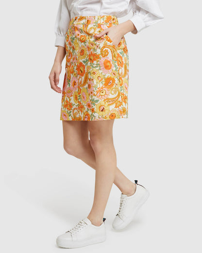 Tito Retro Floral Skirt