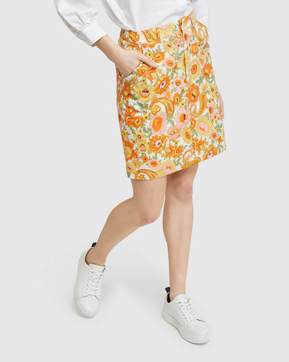 Tito Retro Floral Skirt