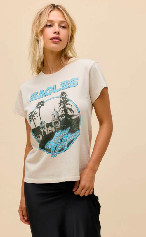eagles hotel california sketch tour tee