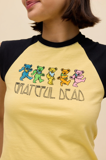 grateful dead raglan tank