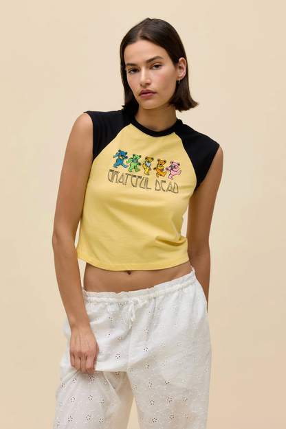 grateful dead raglan tank