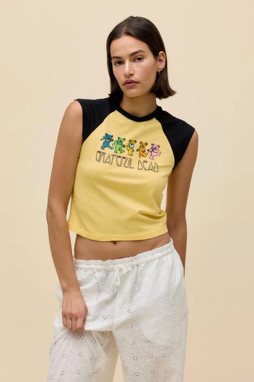 grateful dead raglan tank