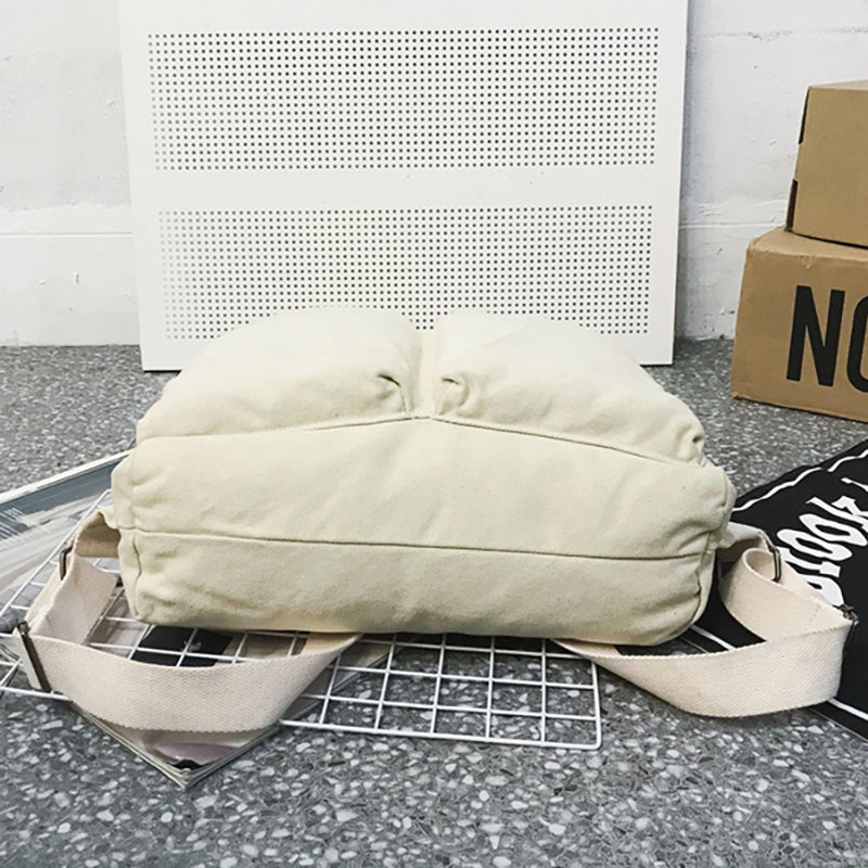 男女通用純色書包背包
