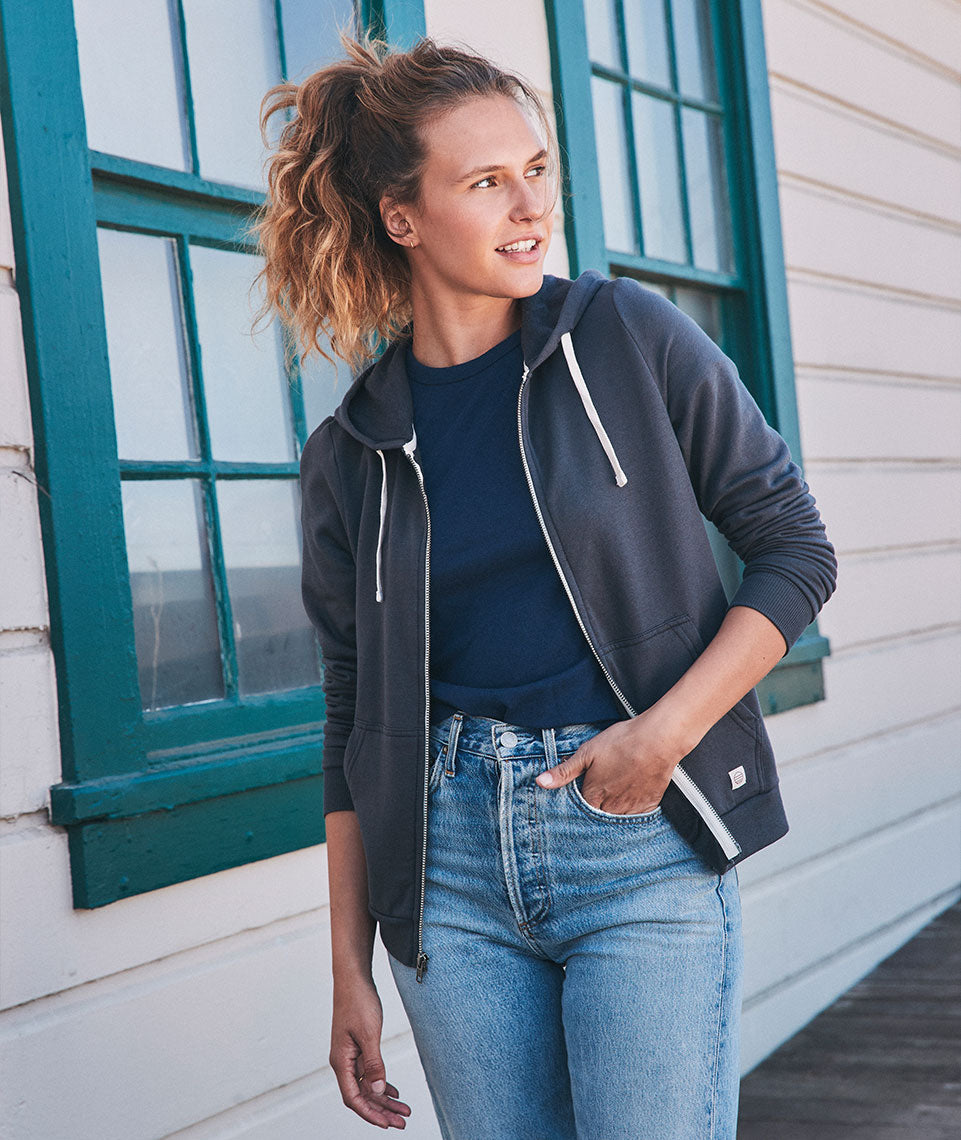 Women's Afternoon Hoodie in Asphalt Grey