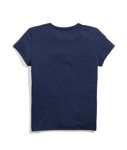 Women's Re-Spun Signature Crew in Navy