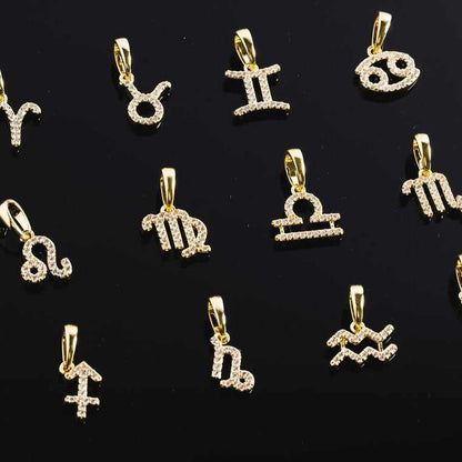 Astrology Pave Pendants