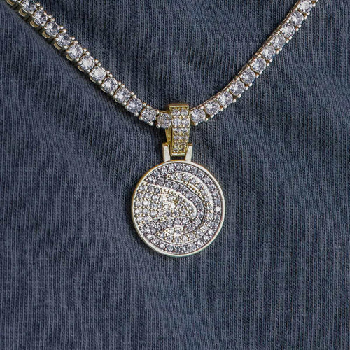Atlanta Hawks Official NBA Micro Logo Pendant