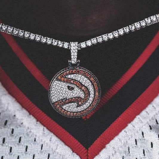 Atlanta Hawks Official NBA Logo Pendant