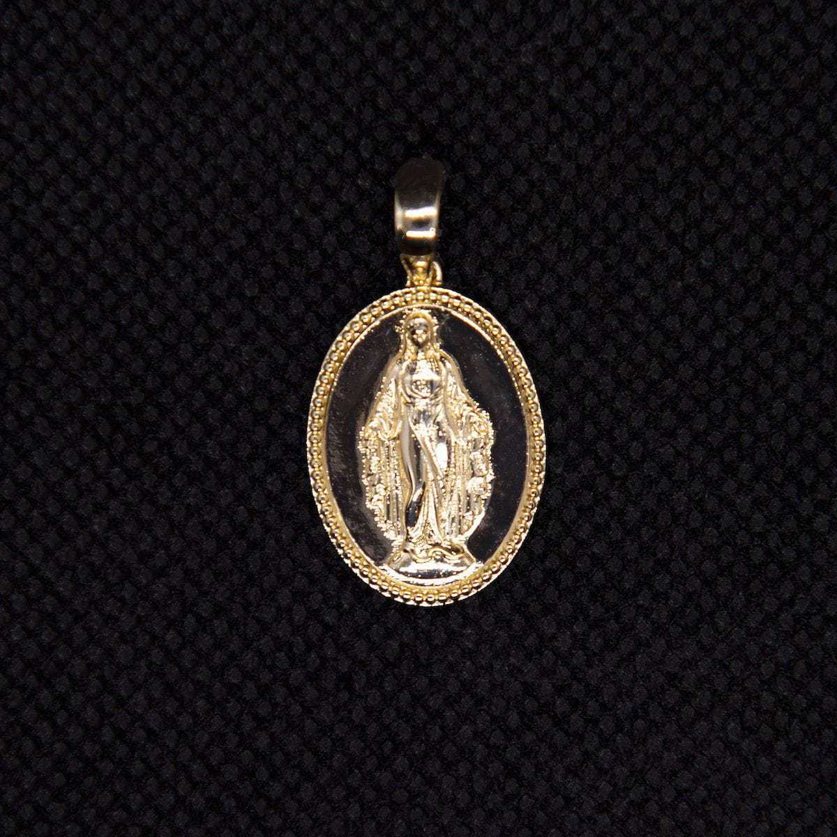 18k Vermeil Micro Lady of Guadalupe Pendant