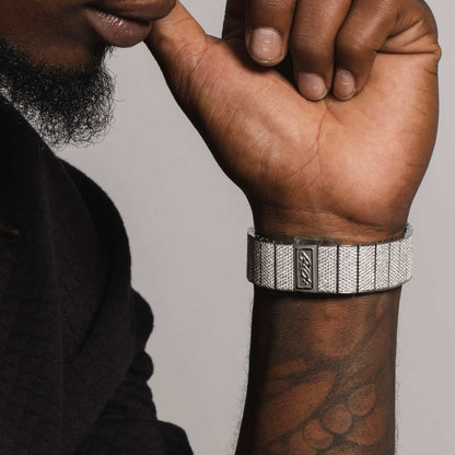 40MM Perennial Era® Watch Arabic- Fully Iced