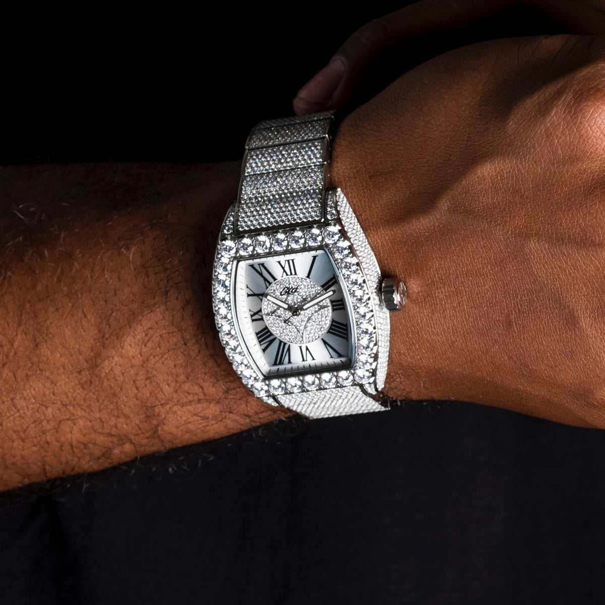 40MM Perennial Era® Watch Center Cluster- Fully Iced
