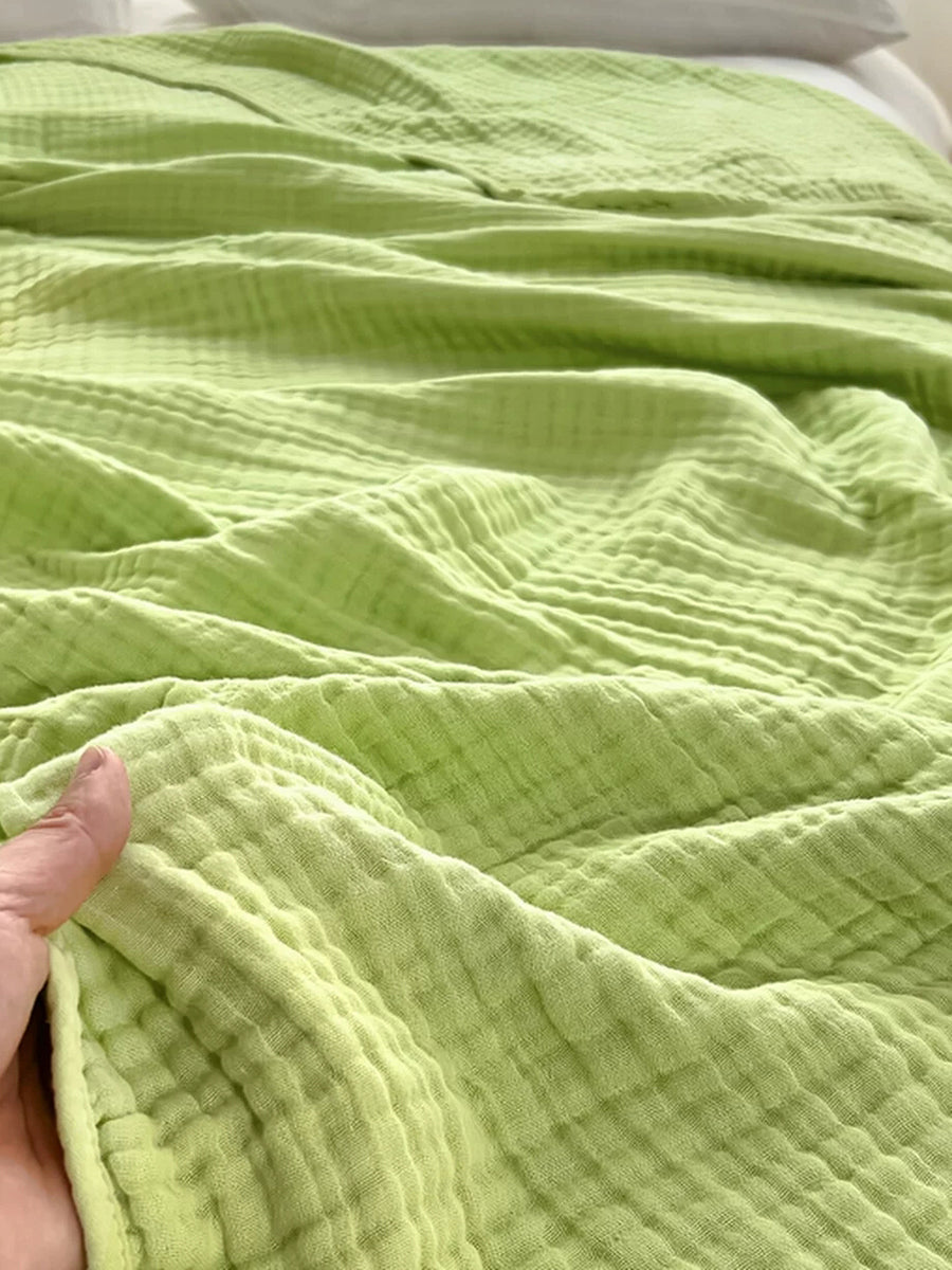 透氣六層棉紗毯 – 四季通用輕薄毯