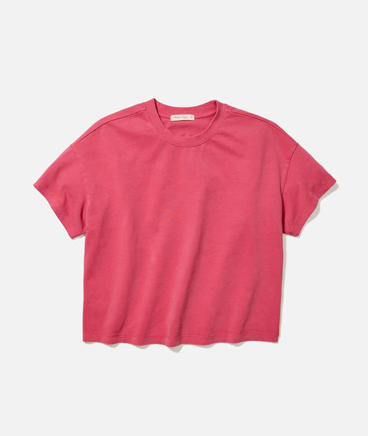 Women's Luxe Jersey Crew Tee in Baked Apple
