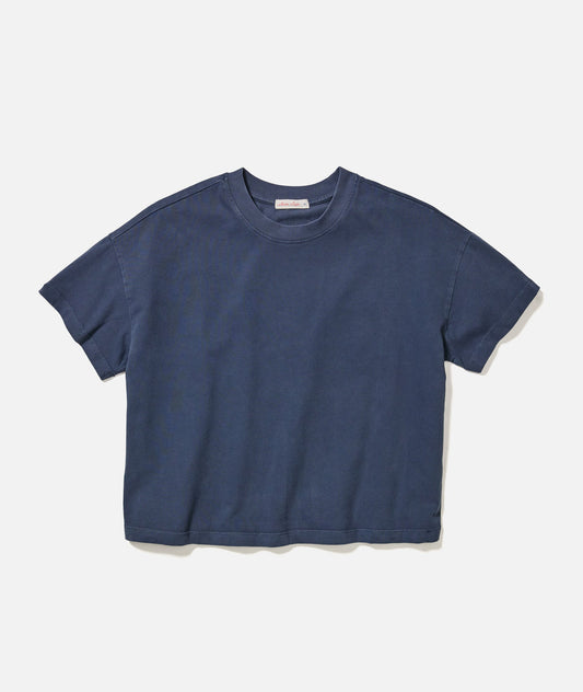 Women's Luxe Jersey Crew Tee in Mood Indigo